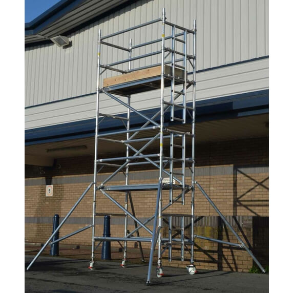 Lyte HILYTE500 Single Width Aluminium Scaffold Towers (1.2m - 12.2m Platforms)