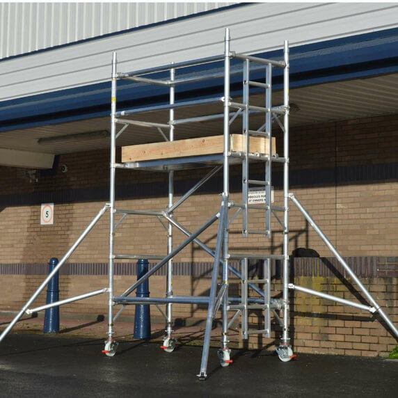 Lyte HILYTE500 Single Width Aluminium Scaffold Towers (1.2m - 12.2m Platforms)