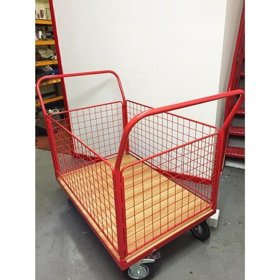 Reflex KBP07 Platform Trolley with Removable Sides - 300kg