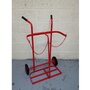 Reflex KB01 Twin Gas Cylinder Trolley (1 x Oxygen or 1 x Acetylene) with 20cm Solid Rubber Wheels