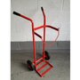 Reflex KB07 Single Gas Bottle Trolley (1 x Oxygen or 1 x Acetylene) with 20cm Solid Rubber Tyres