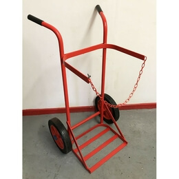 Reflex KB23 Single Propane Gas Bottle Trolley with 30cm Solid Rubber Wheels