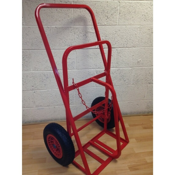 Reflex KBS02 Twin Plus Superior Gas Cylinder Trolley (2 x Oxygen or Acetylene) with 16