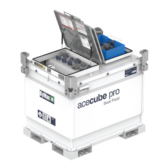 DyMac AceCube Professional Dual Fluid ACP-DF-680/140L Bunded Tank