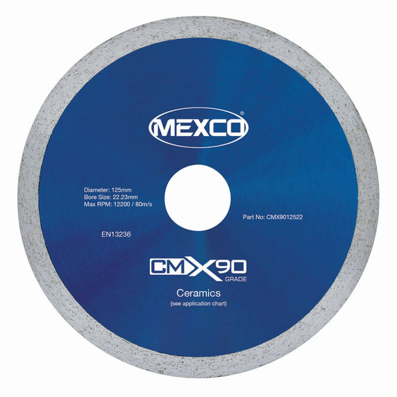 Mexco CMX90 125mm Ceramic Tile Diamond Blade