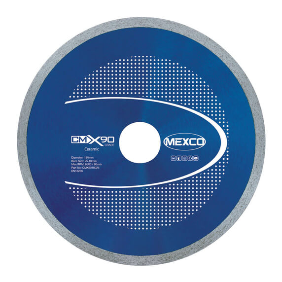 Mexco CMX90 180mm Ceramic Tile Diamond Blades