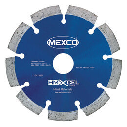 Mexco HMXCEL 125mm Hard Materials Diamond Blade