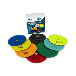 Mexco Ceramica Dry Diamond Stone Polishing Disc Kit