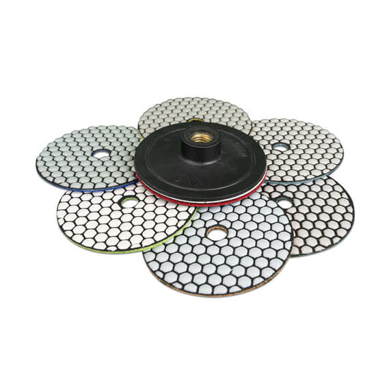 Mexco Ceramica Dry Diamond Stone Polishing Disc Kit