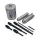 Mexco DCX90 9-Piece Slotted Dry Core Drill Set