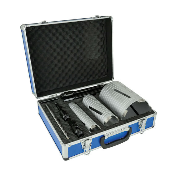 Mexco DCX90 9-Piece Slotted Dry Core Drill Set