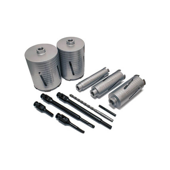 Mexco DCX90 11-Piece Slotted Dry Core Drill Set