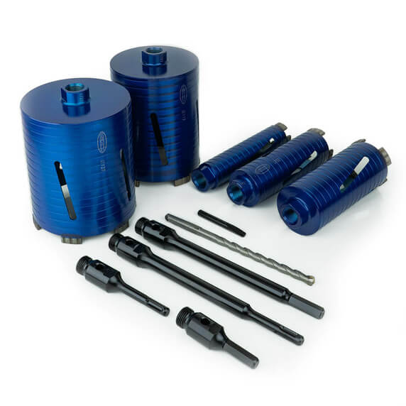 Mexco DCXCEL 11-Piece Slotted Dry Core Drill Set