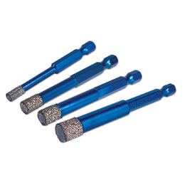 Mexco TDXCEL Wax Filled Diamond Tile Drill Bits (Hex Fit)