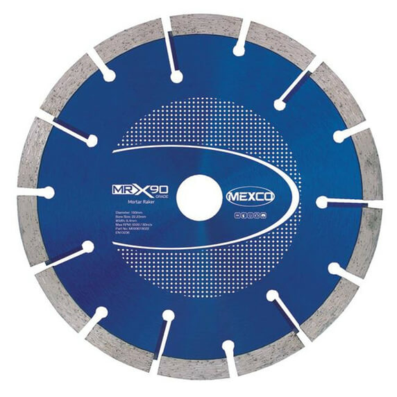 Mexco MRX90 180mm Mortar Raking Diamond Blade