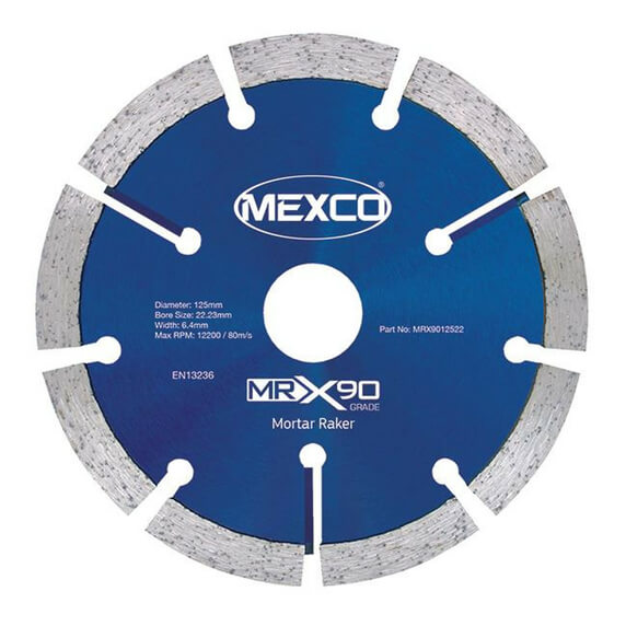 Mexco MRX90 125mm Mortar Raking Diamond Blade