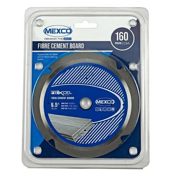 Mexco FBXCEL 216mm Fibre Cement Board PCD Blade