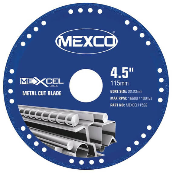 Mexco MEXCEL 115mm Vacuum Brazed Metal Cut Diamond Blade