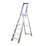 Lyte NBSBP6 Industrial Aluminium Platform Stepladder with Tool Tray (6 Tread - 1.8m)