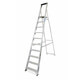 Lyte NBSBP10 Industrial Aluminium Platform Stepladder with Tool Tray (10 Tread - 2.7m)