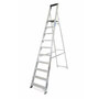 Lyte NBSBP10 Industrial Aluminium Platform Stepladder with Tool Tray (10 Tread - 2.7m)