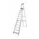 Lyte NBSBP12 Industrial Aluminium Platform Stepladder with Tool Tray (12 Tread - 3.1m)