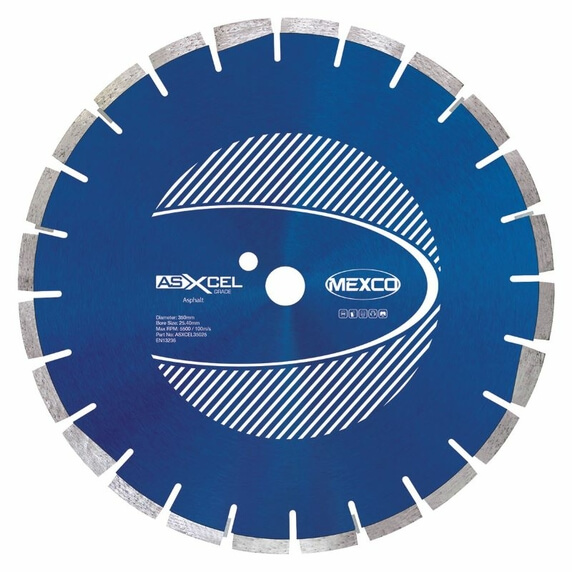 Mexco ASXCEL 350mm Asphalt Cutting Diamond Blades