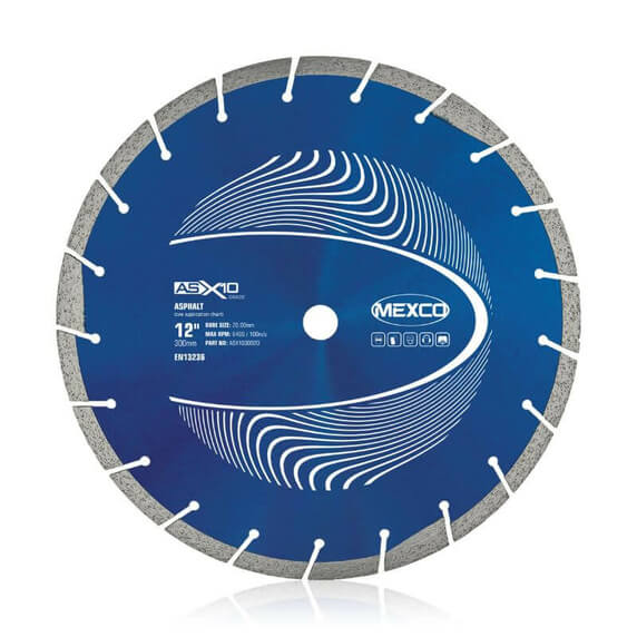 Mexco ASX10 300mm Asphalt Cutting Diamond Blade