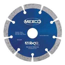 Mexco ABX10 125mm Abrasive Materials Diamond Blade