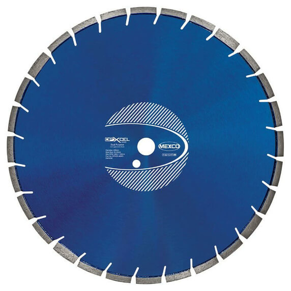 Mexco DPXCEL 400mm Dual Purpose Abrasive Diamond Blade