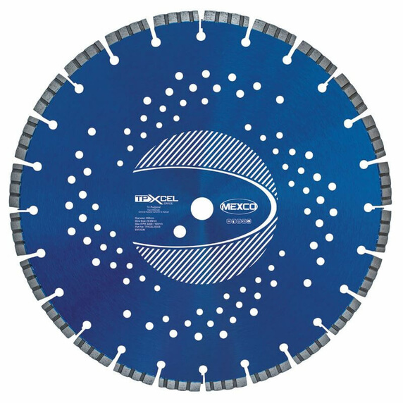 Mexco TPXCEL 350mm Tri Purpose Diamond Blades