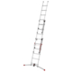 Hailo S100 Profilot Combination Ladder with Adjustable Stabiliser (2x6 + 1x5 Rung - 3.7m)