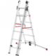 Hailo S100 Profilot Combination Ladder with Adjustable Stabiliser (2x6 + 1x5 Rung - 3.7m)