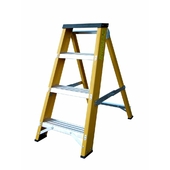 Lyte NGFBB4 Heavy Duty Fibreglass Swingback Stepladder with Tool Tray (4 Tread - 790mm)