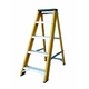 Lyte NGFBB5 Heavy Duty Fibreglass Swingback Stepladder with Tool Tray (5 Tread - 1m)