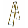 Lyte NGFBB10 Heavy Duty Fibreglass Swingback Stepladder with Tool Tray (10 Tread - 2.13m)