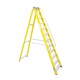 Lyte NGFBB12 Heavy Duty Fibreglass Swingback Stepladder with Tool Tray (12 Tread - 2.5m)