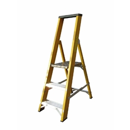 Lyte NGFBP3 Heavy Duty Fibreglass Platform Stepladder with Tool Tray (3 Tread - 590mm)