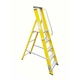 Lyte NGFBP5 Heavy Duty Fibreglass Platform Stepladder with Tool Tray (5 Tread - 1m)