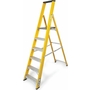 Lyte NGFBP6 Heavy Duty Fibreglass Platform Stepladder with Tool Tray (6 Tread - 1.25m)