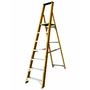 Lyte NGFBP7 Heavy Duty Fibreglass Platform Stepladder with Tool Tray (7 Tread - 1.47m)