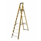 Lyte NGFBP10 Heavy Duty Fibreglass Platform Stepladder with Tool Tray (10 Tread - 2.1m)