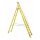 Lyte NGFBP12 Heavy Duty Fibreglass Platform Stepladder with Tool Tray (12 Tread - 2.56m)