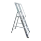 Lyte NESP5 Industrial Aluminium Platform Stepladder (5 Tread - 1.65m)