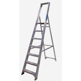 Lyte NESP7 Industrial Aluminium Platform Stepladder (7 Tread - 2m)