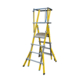 Lyte MultiLyte ML46GF Glassfibre Telescopic Podium Step Ladder (1.1m - 1.62m Platform)