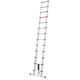 Climb-It EN131-Certified 3.8m Telescopic Ladder With Stabiliser Bar