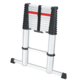 Climb-It EN131-Certified 3.8m Telescopic Ladder With Stabiliser Bar