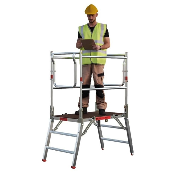 DeltaDeck Adjustable Low Level Work Platform (450mm - 870mm Platform)