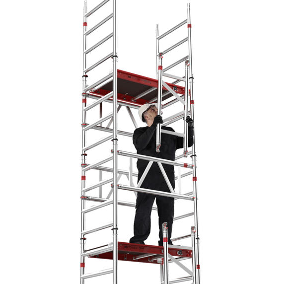 MiTower One Person Quick Build Scaffold Towers (2m - 4m Platform)